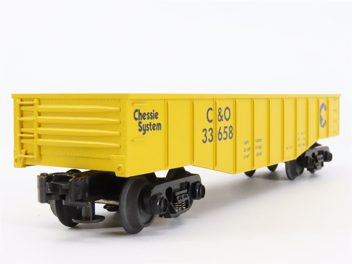 O Gauge 3-Rail MTH Rail King 33-7203 C&amp;O Chessie System Gondola #33658