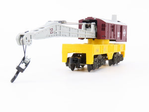 O Gauge 3-Rail Lionel 6-6524 ERIE Lackawanna Railroad 6-Wheel Crane Car #6524