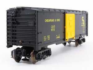 O Gauge 3-Rail Lionel 6-9715 C&O Chesapeake & Ohio Single Door Box Car #9715