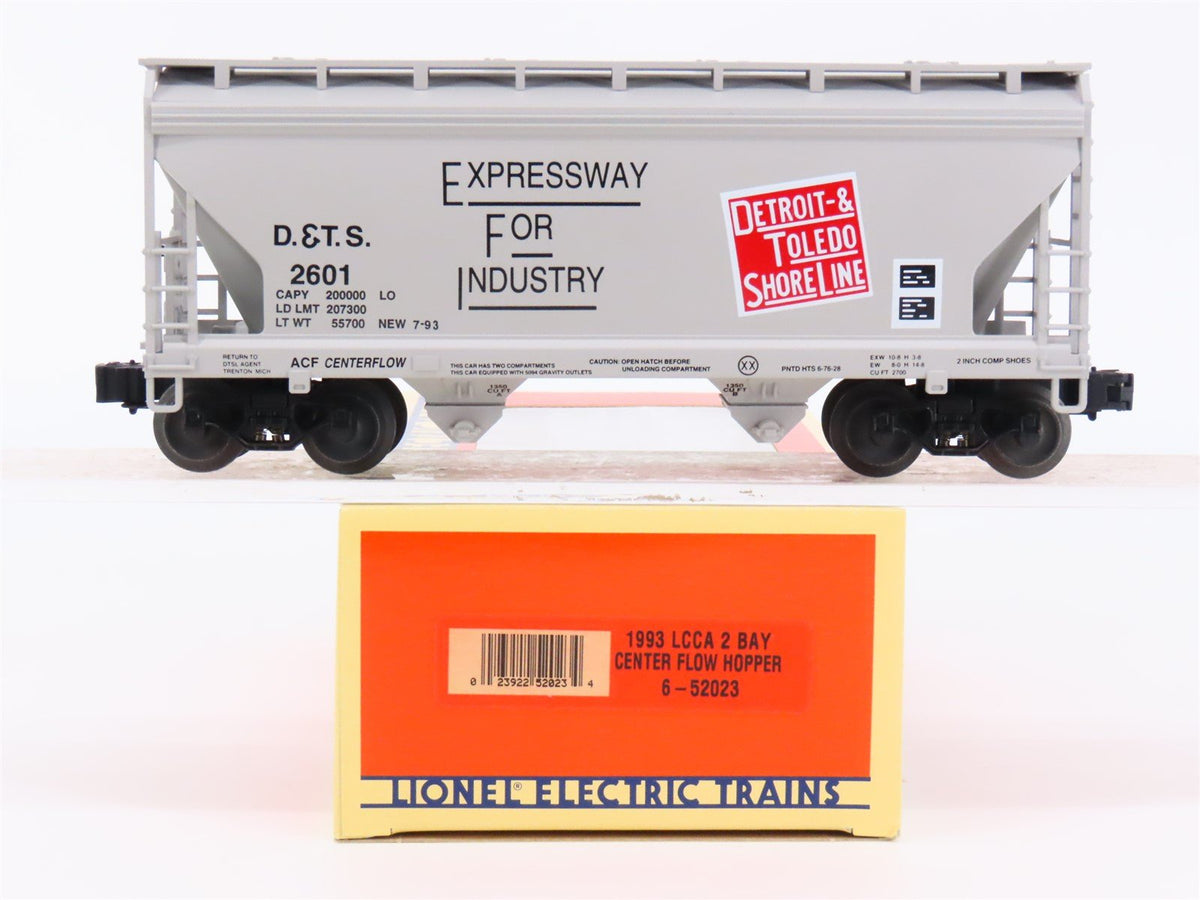 O Gauge 3-Rail Lionel 6-52023 D&amp;TS 1993 LCCA Convention 2-Bay Hopper #2601