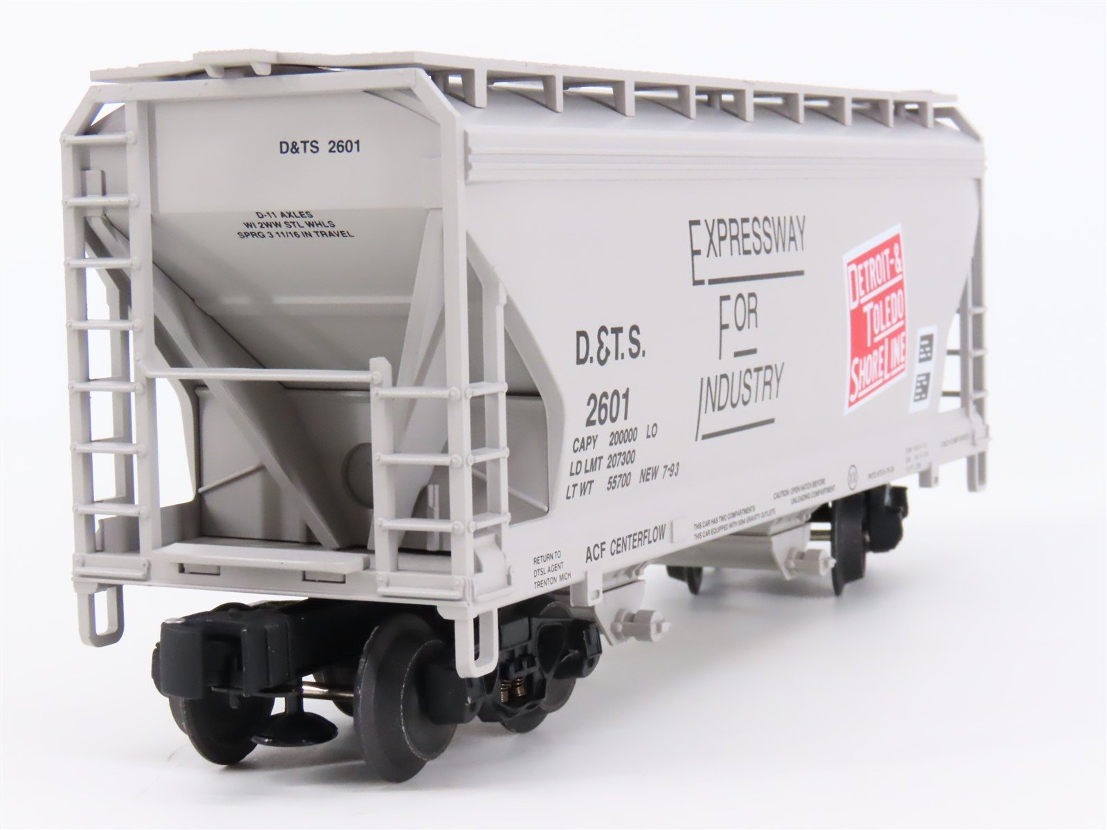 O Gauge 3-Rail Lionel 6-52023 D&TS 1993 LCCA Convention 2-Bay Hopper #2601