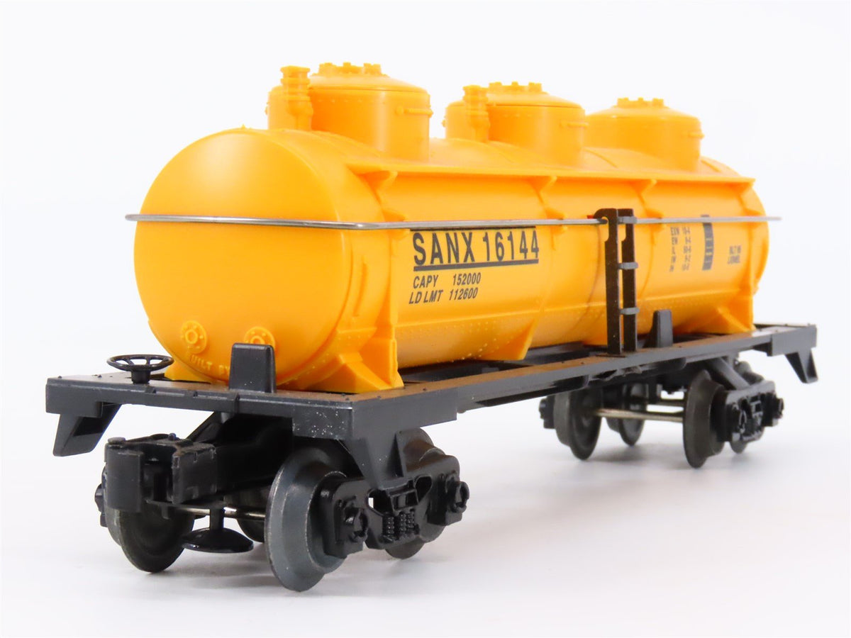 O Gauge 3-Rail Lionel 6-16144 SANX San Angelo Railroad 3-Dome Tank Car #16144