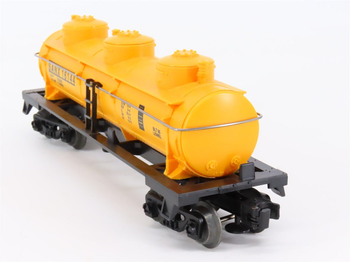 O Gauge 3-Rail Lionel 6-16144 SANX San Angelo Railroad 3-Dome Tank Car #16144