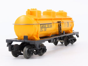 O Gauge 3-Rail Lionel 6-16144 SANX San Angelo Railroad 3-Dome Tank Car #16144