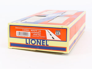 O 1/48 Scale Lionel 6-22990 Route 66 Static Cast Classic Automobile 4-Pack