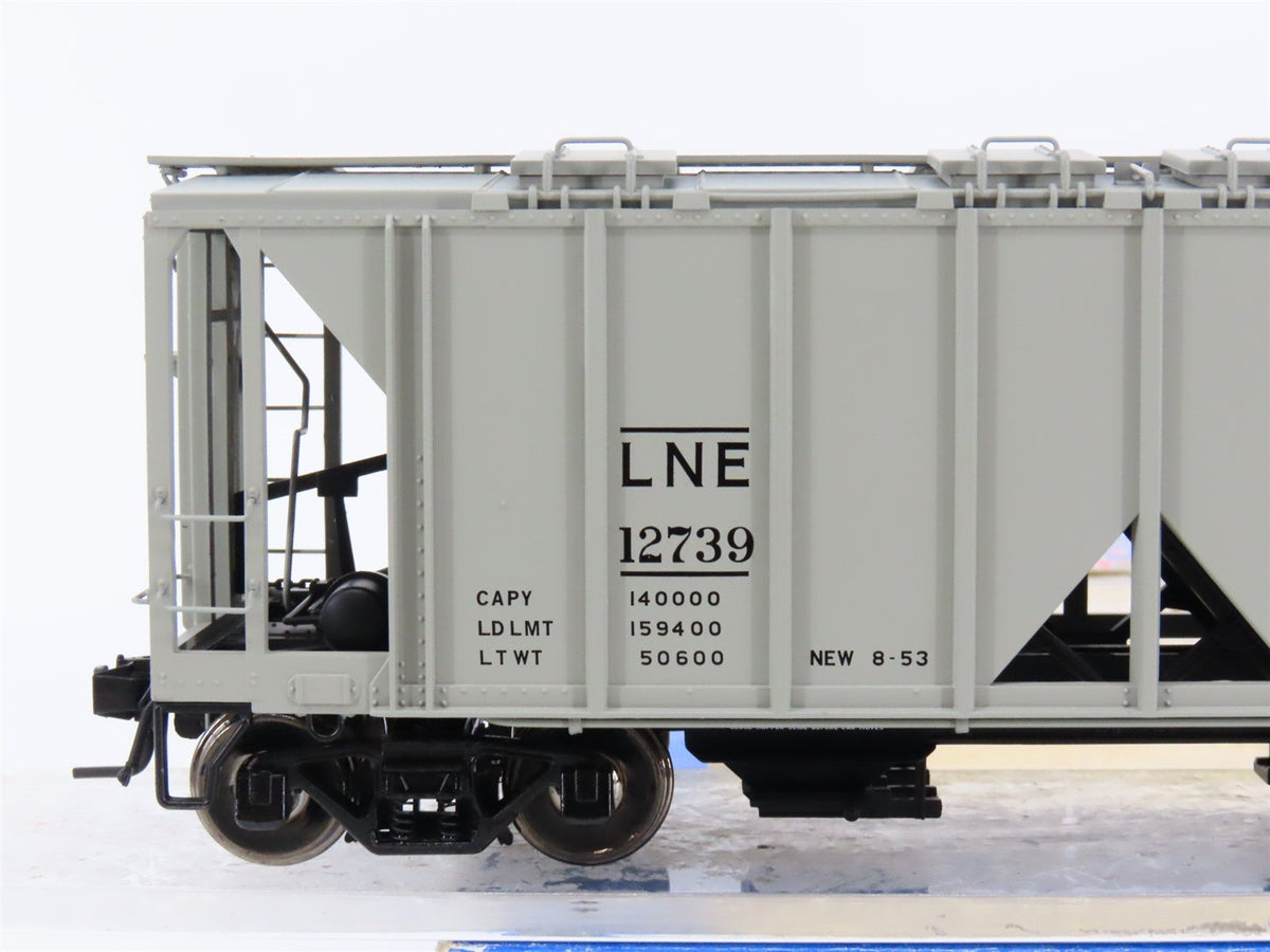 O Scale 2-Rail Atlas 9354-2 LNE Lehigh New England 2-Bay Covered Hopper #12739