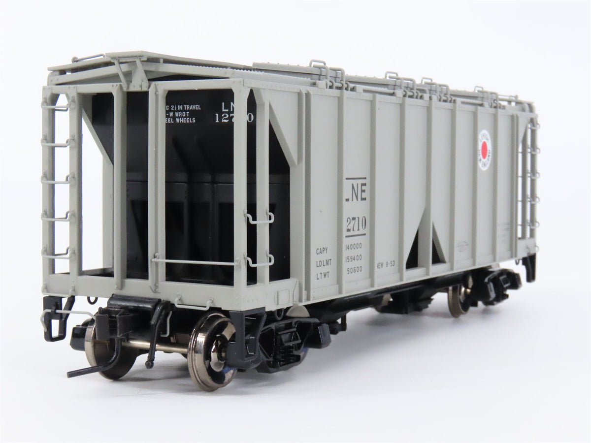 O Scale 2-Rail Atlas 9354-1 LNE Lehigh New England 2-Bay Covered Hopper #12710