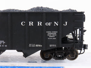 O Scale 2-Rail Atlas 7762-3 Die-Cast CNJ Jersey Central 2-Bay Open Hopper #67237