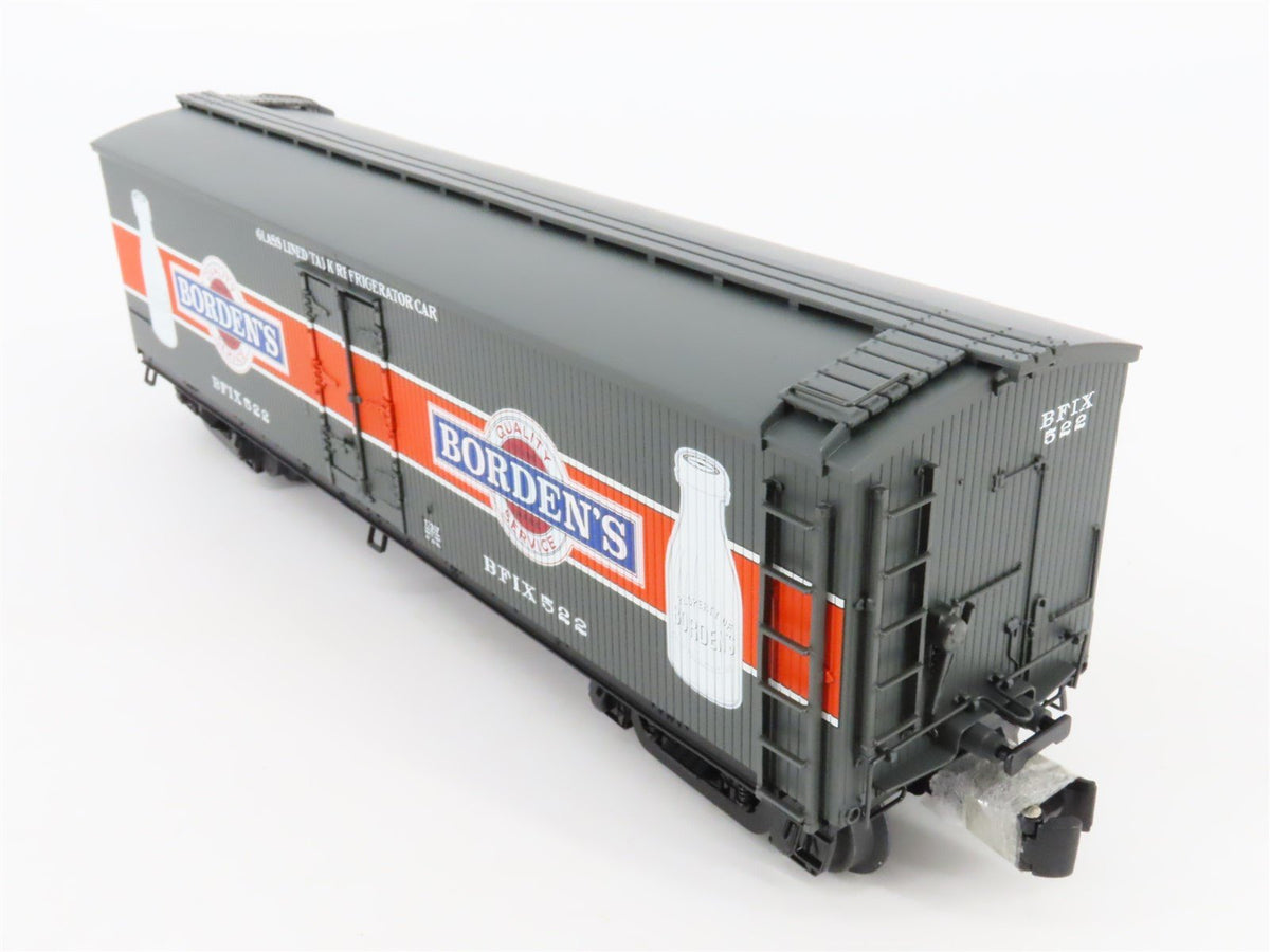 O Gauge 3-Rail Lionel #6-17357 BFIX Borden&#39;s Refrigerator Milk Car #522