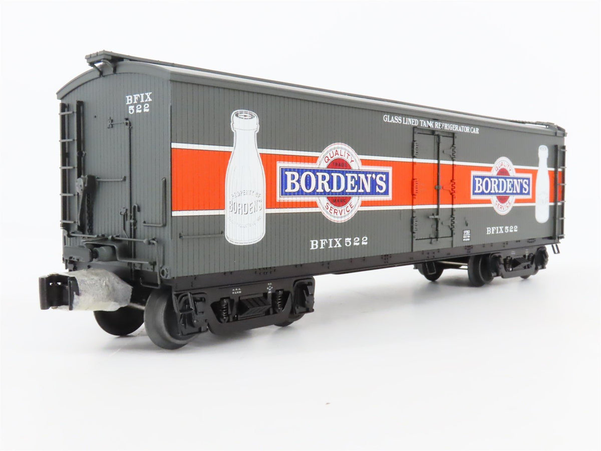 O Gauge 3-Rail Lionel #6-17357 BFIX Borden&#39;s Refrigerator Milk Car #522