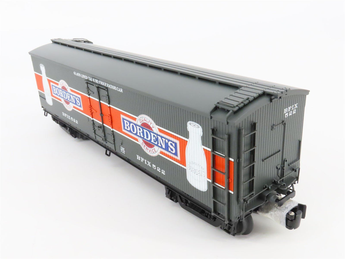 O Gauge 3-Rail Lionel #6-17357 BFIX Borden&#39;s Refrigerator Milk Car #522