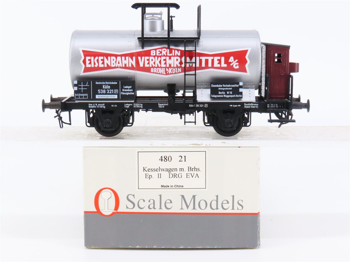 O Scale 2-Rail O Scale Models 48021 EVA Eisenbahn Verkehrsmittel Tank Car 538321