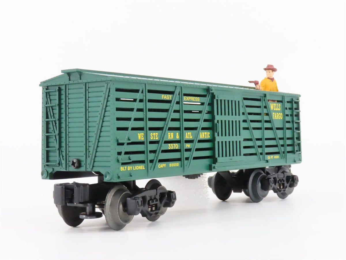 O Gauge 3-Rail Lionel #6-26765 WP Wells Fargo Sheriff &amp; Outlaw Stock Car #3370