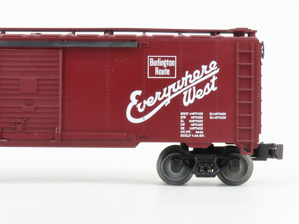 O Gauge 3-Rail Lionel #6-52176 FW&amp;D Burlington Route Single Door Box Car #52176