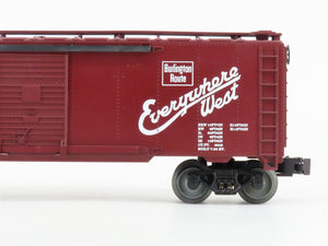 O Gauge 3-Rail Lionel #6-52176 FW&D Burlington Route Single Door Box Car #52176