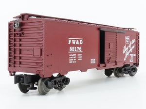 O Gauge 3-Rail Lionel #6-52176 FW&D Burlington Route Single Door Box Car #52176