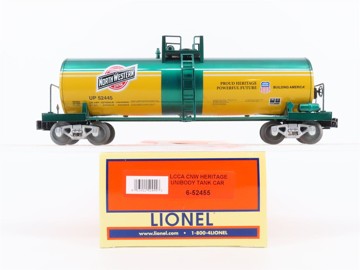 O Gauge 3-Rail Lionel #6-52455 LCCA 2007 UP CNW Heritage Unibody Tank Car #52445