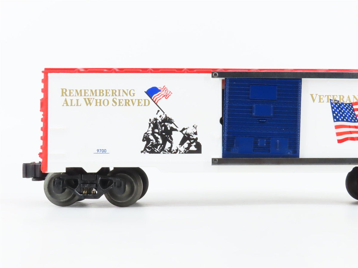 O Gauge 3-Rail Lionel #6-26724 Veteran&#39;s Day Single Door Box Car #9700