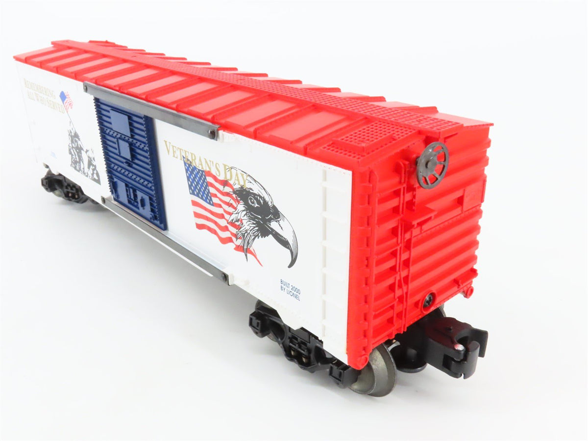 O Gauge 3-Rail Lionel #6-26724 Veteran&#39;s Day Single Door Box Car #9700