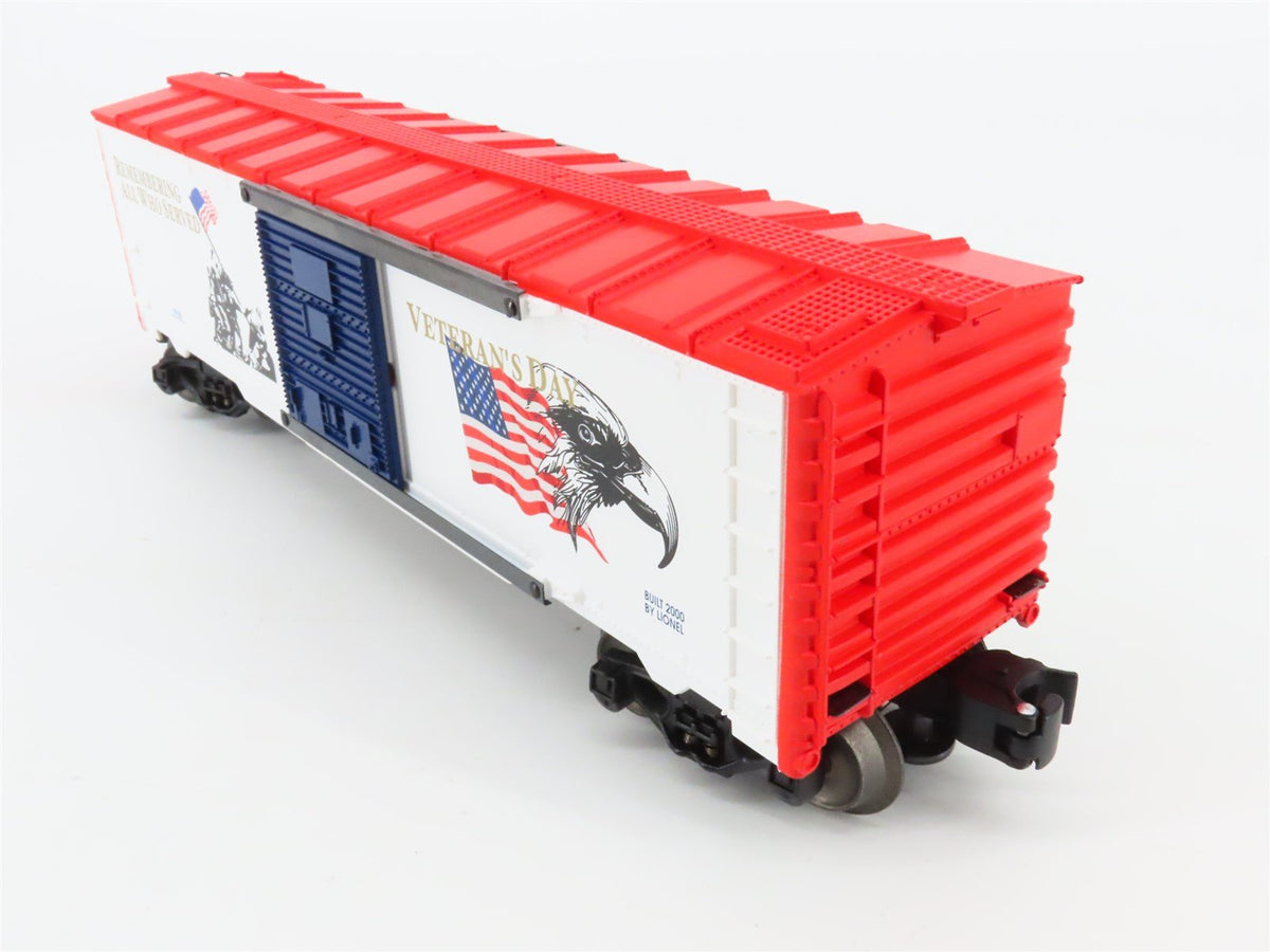 O Gauge 3-Rail Lionel #6-26724 Veteran&#39;s Day Single Door Box Car #9700