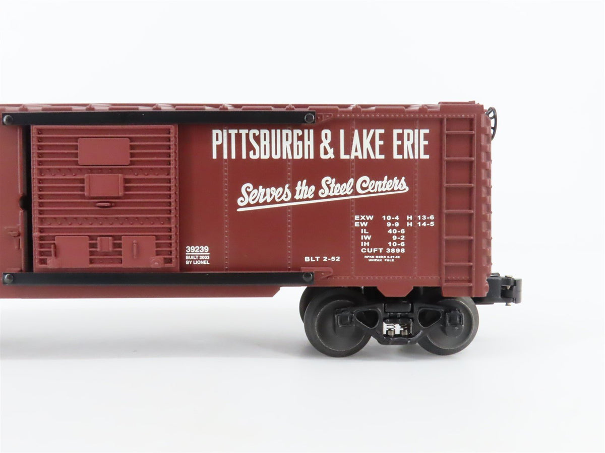 O Gauge 3-Rail Lionel #6-39239 NYC P&amp;LE 6565 &quot;Serves the Steel Centers&quot; Box Car