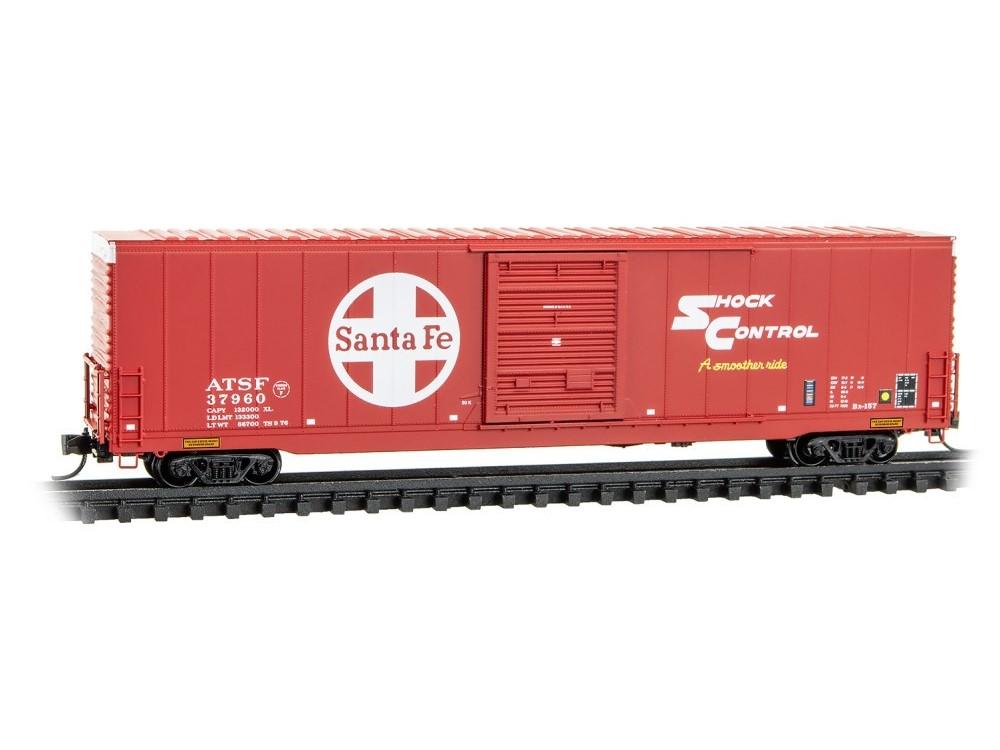 N Scale Micro-Trains MTL 10400190 ATSF Santa Fe 60&#39; Excess Height Box Car #37960