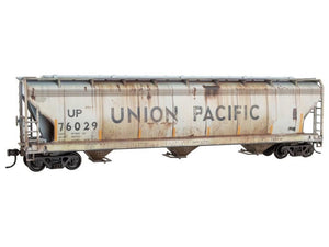 HO Accurail/Micro-Trains MTL Kit 2000-003 UP 3-Bay Covered Hopper - Weathered