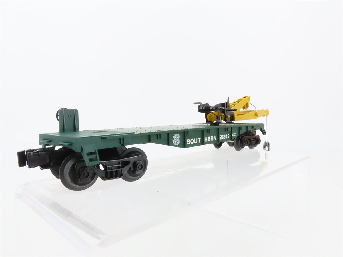 O Gauge 3-Rail Lionel #6-26845 SOU Southern Railway Derrick Car #26845