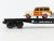 O Gauge 3-Rail Lionel #6-17549 Route 66 Flat Car w/ Ford Wagon & Trailer