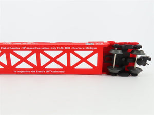 O Gauge 3-Rail Lionel 6-52195 LCCA CP Rail Double Stack Flat Car w/ 2 Containers