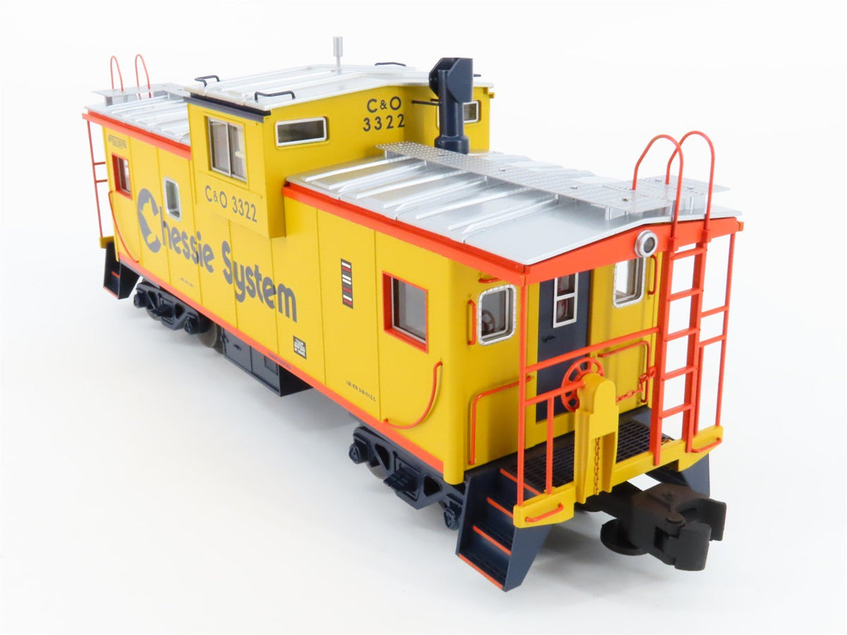 O Gauge 3-Rail Lionel #6-17639 C&amp;O Chessie System EV Caboose w/ Smoke &amp; Lights