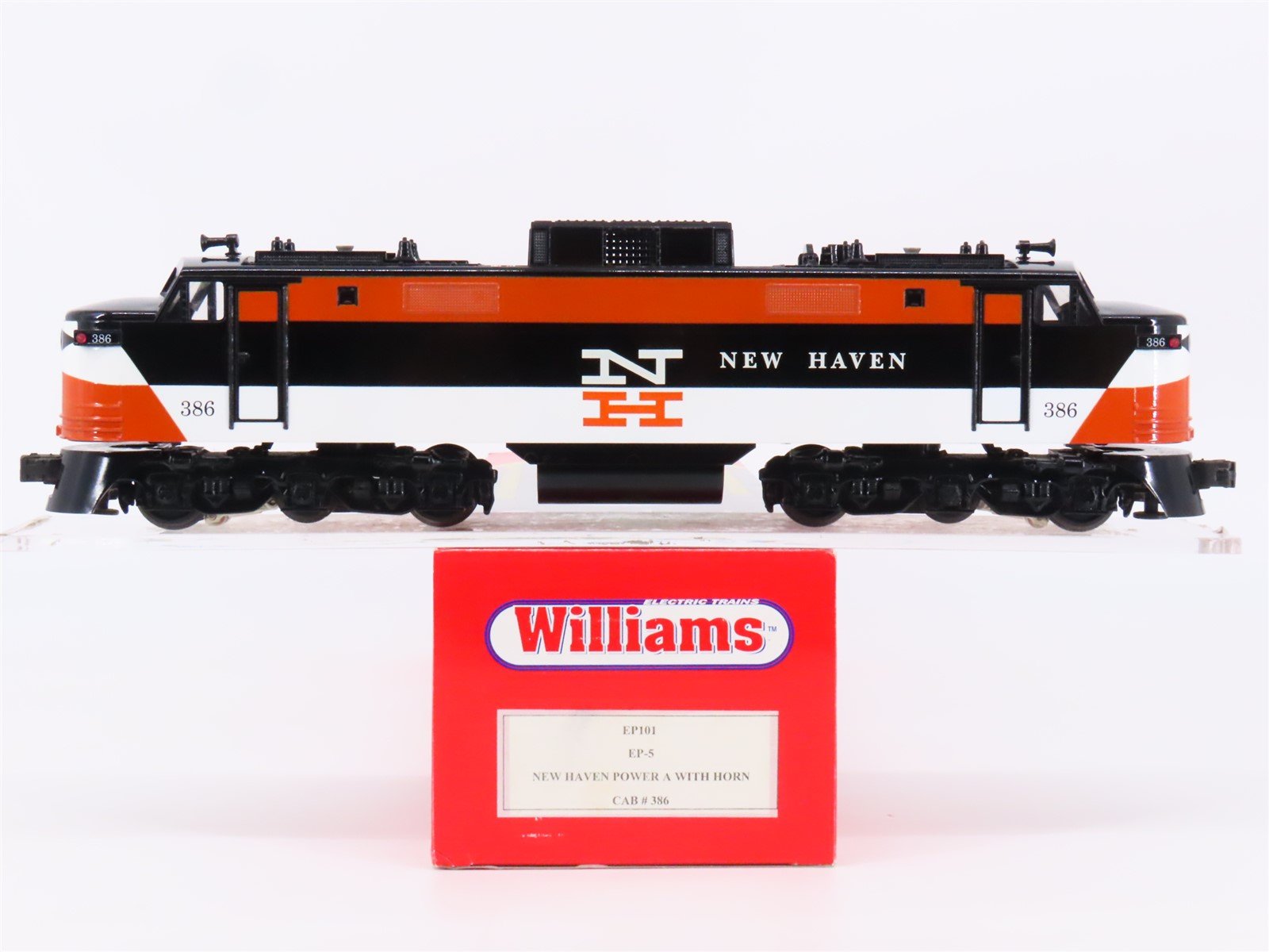 O Gauge 3-Rail Williams EP101 NH New Haven EP-5 Electric Locomotive #386