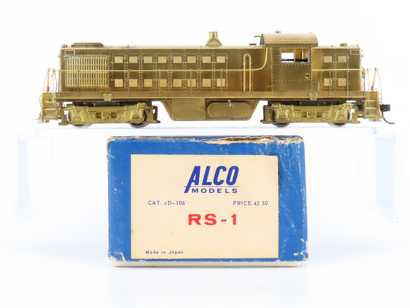 HO Scale ALCO Models D106 Unlettered RS1 Diesel Locomotive BRASS