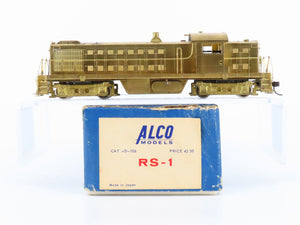 HO Scale ALCO Models D106 Unlettered RS1 Diesel Locomotive BRASS