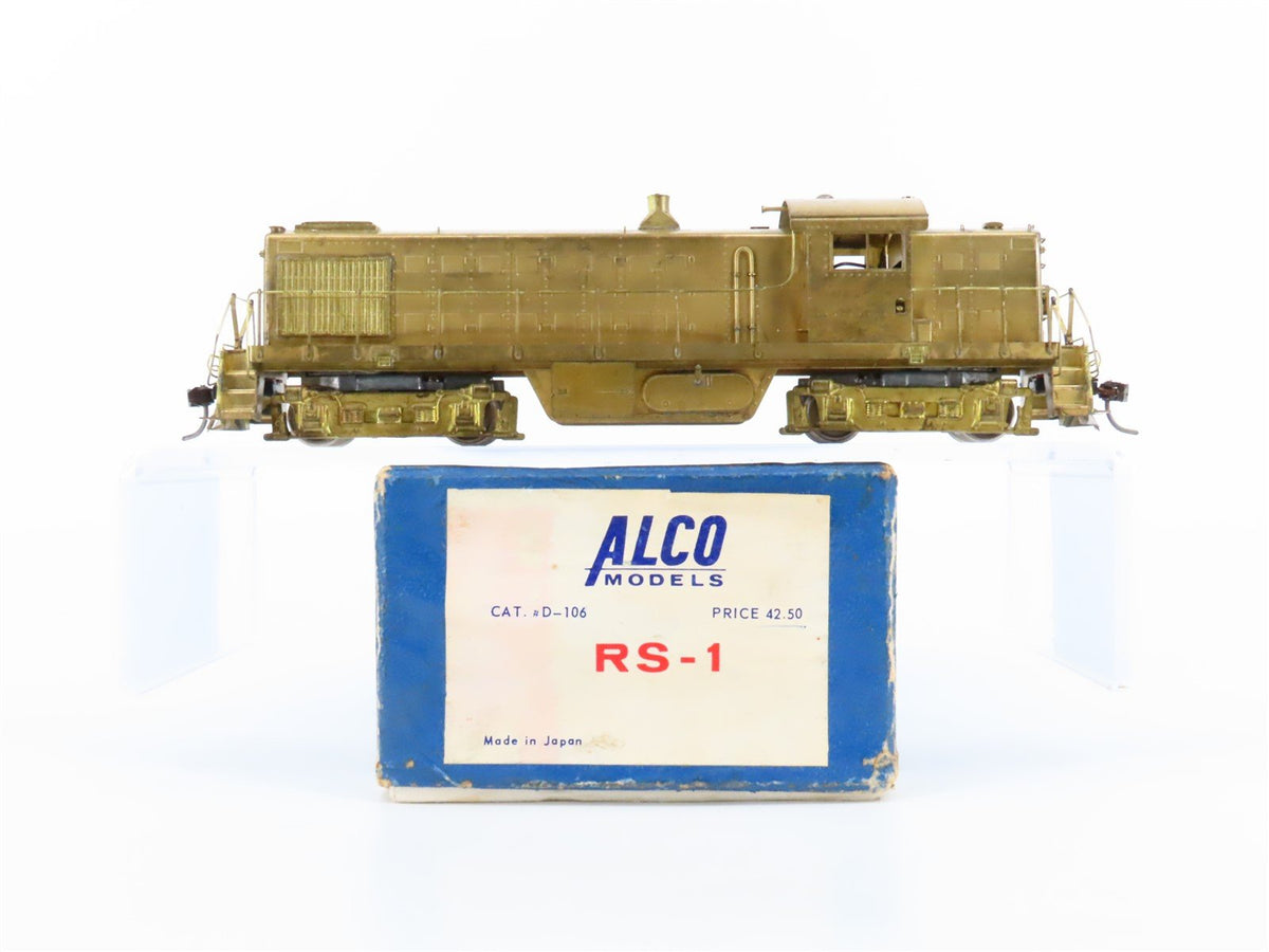 HO Scale ALCO Models D106 Unlettered RS1 Diesel Locomotive BRASS