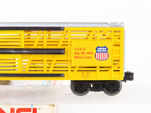 O Gauge 3-Rail Lionel 6-9728 UP Union Pacific LCCA Convention Stock Car #9728