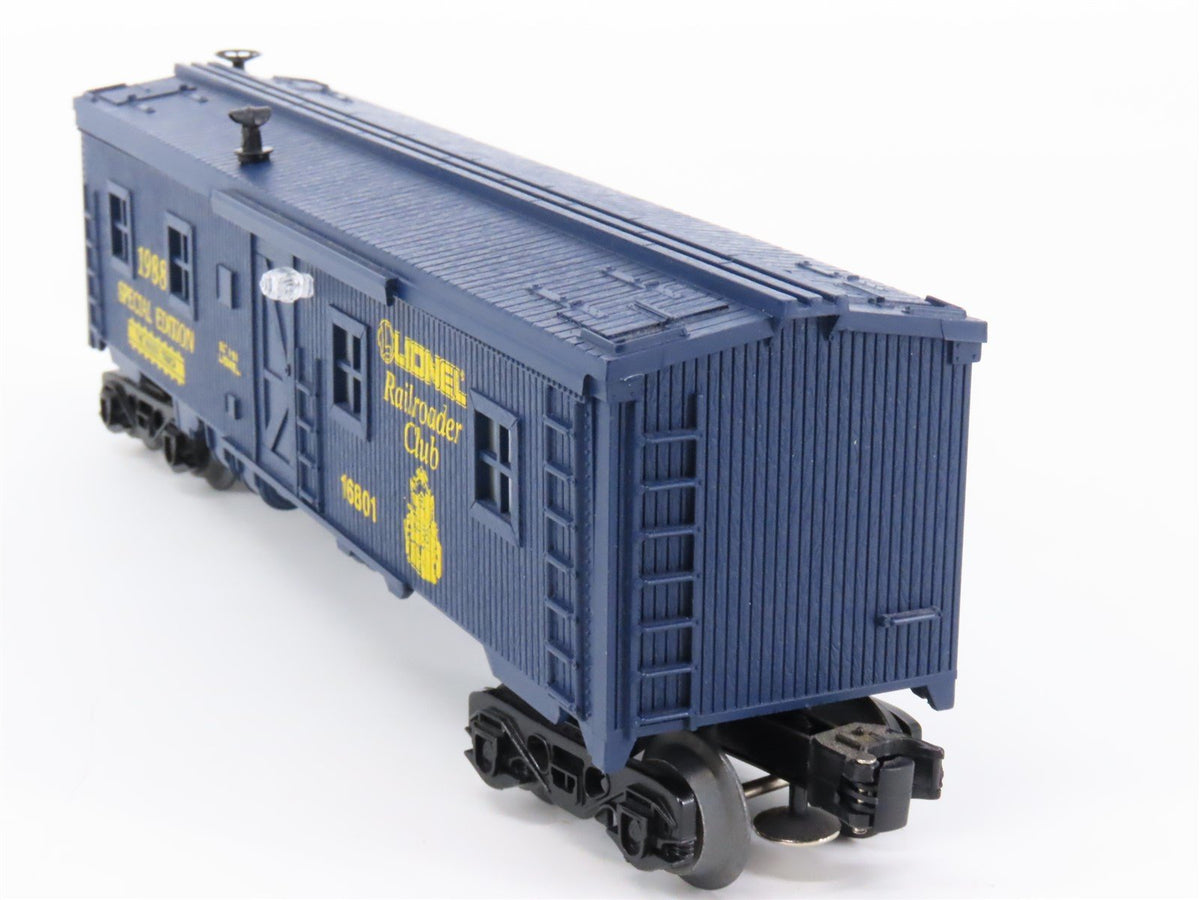 O Gauge 3-Rail Lionel 6-16801 Railroader Club 1988 Bunk Car #16801