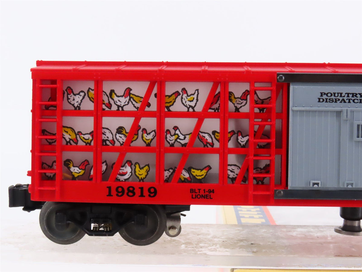 O Gauge 3-Rail Lionel 6-19819 Animated Poultry Dispatch Car #19819