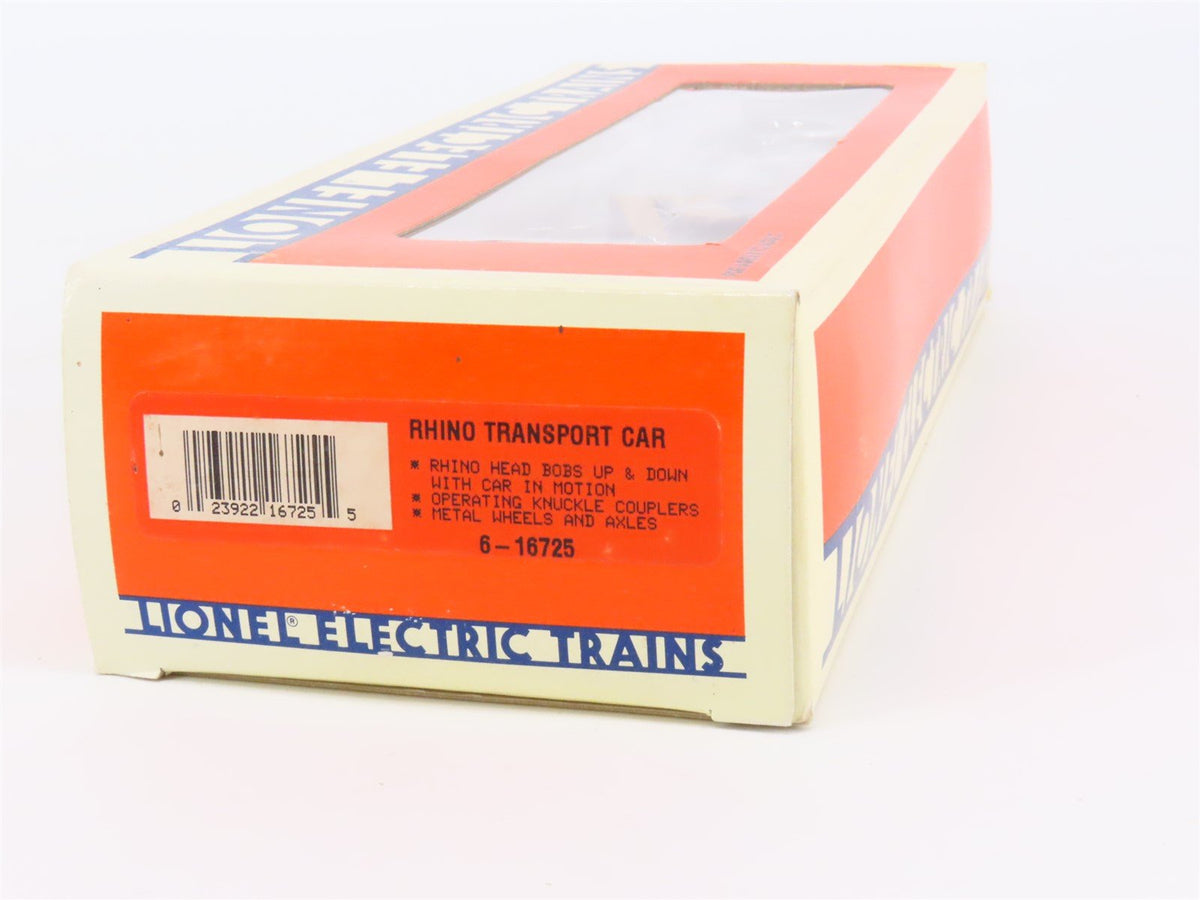 O Gauge 3-Rail Lionel 6-16725 Rhino Transport Animated Box Car #16725