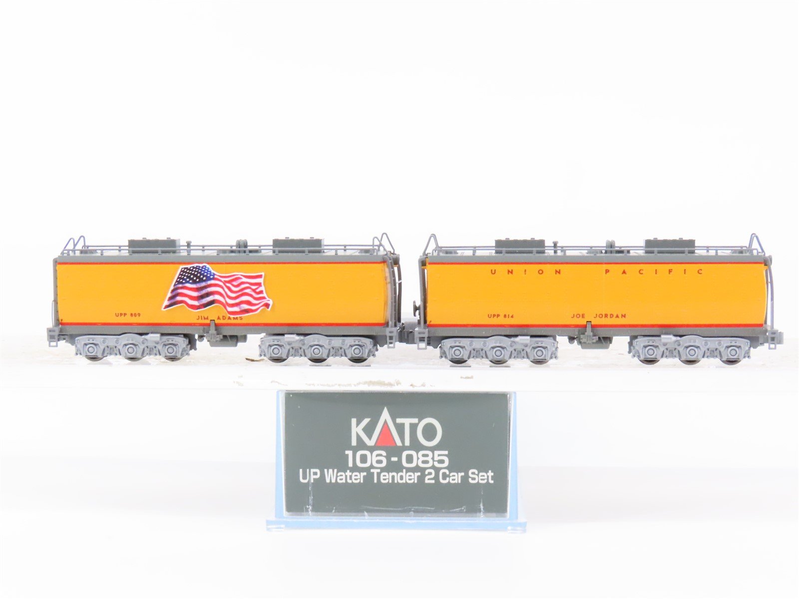 N Scale Kato 106-085 UP Union Pacific Water Tender 2 Car Set