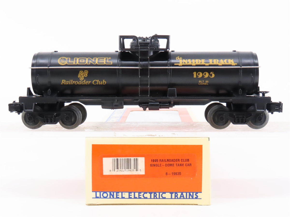 O Gauge 3-Rail Lionel 6-19935 Railroader Club Single Dome Tank Car #1995