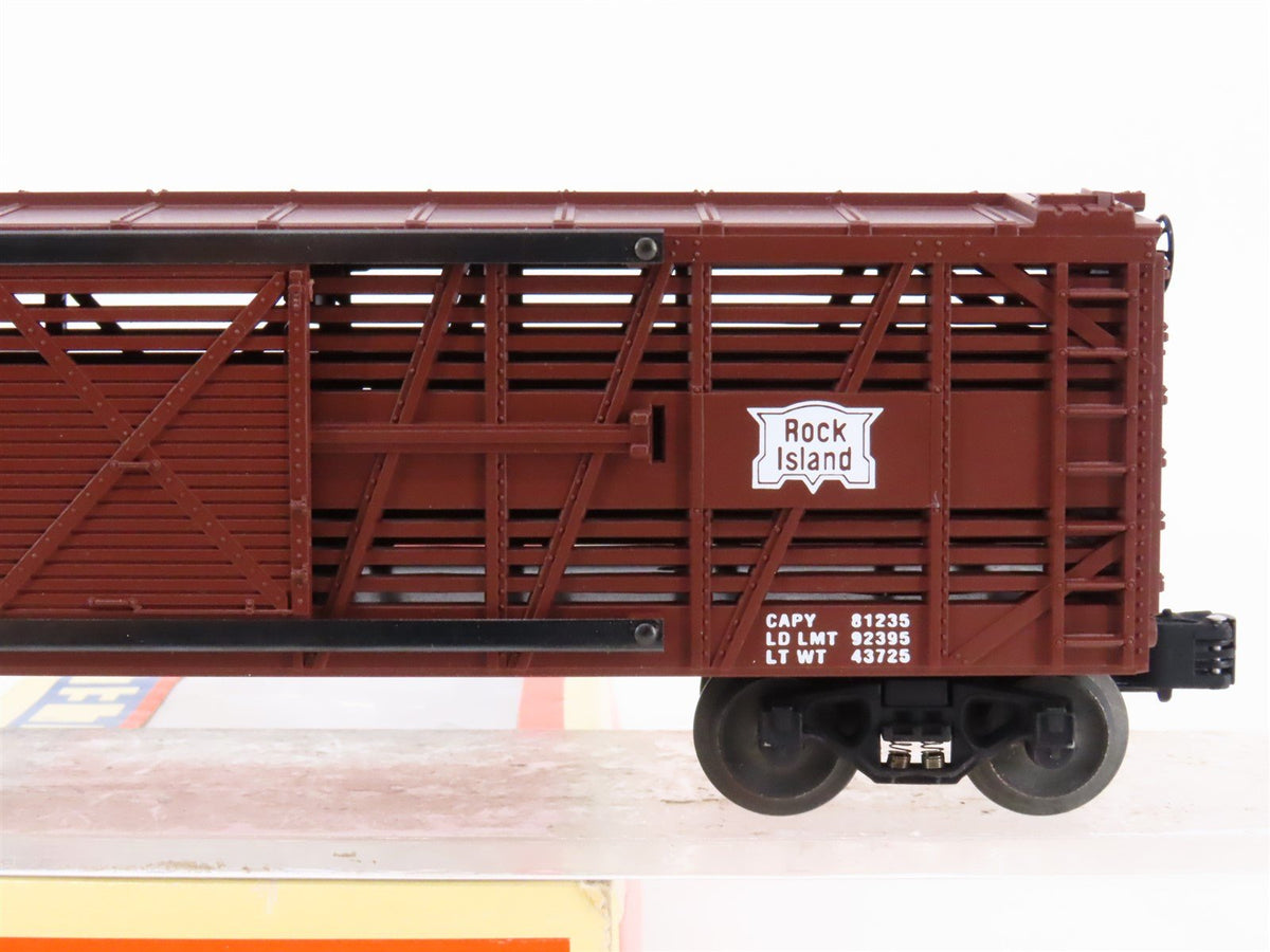 O Gauge 3-Rail Lionel 6-19530 RI Rock Island Railroad Stock Car #19530