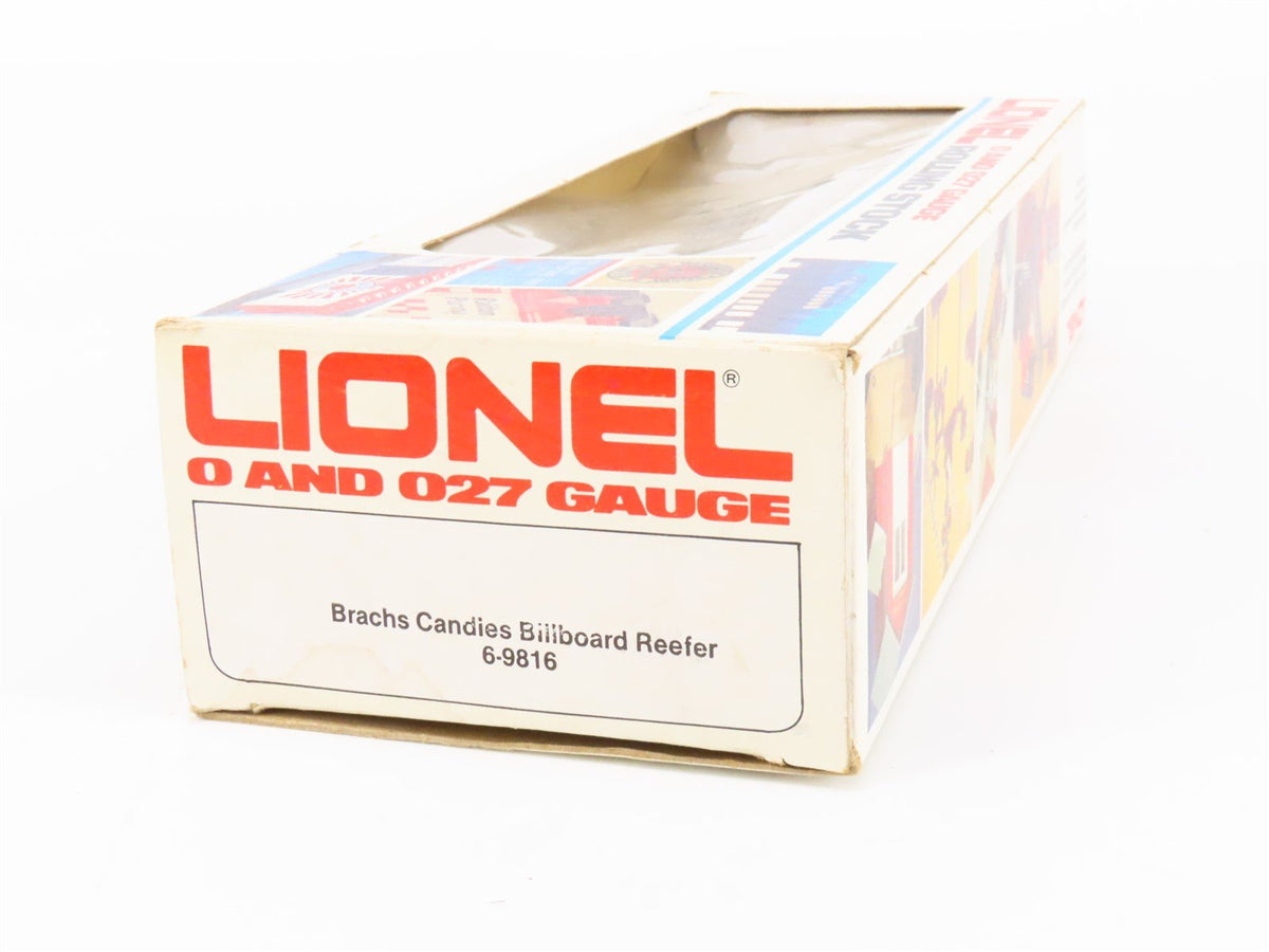 O Gauge 3-Rail Lionel 6-9816 Brach&#39;s Candies Billboard Reefer #9816