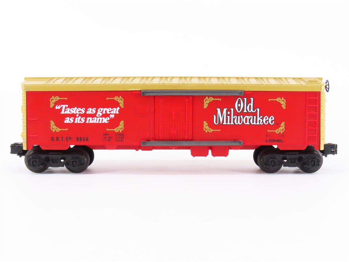 O Gauge 3-Rail Lionel 6-9856 URTC Old Milwaukee Beer Reefer #9856