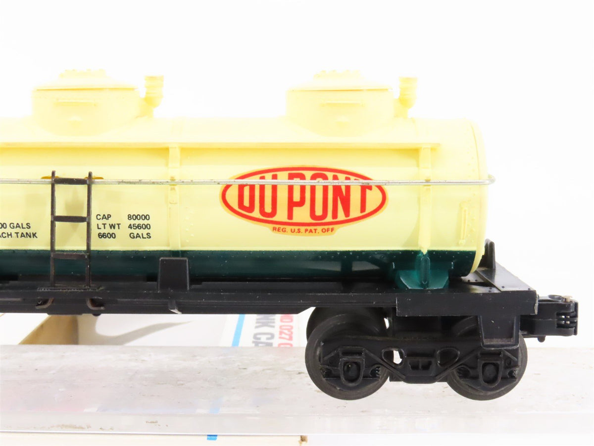 O Gauge 3-Rail Lionel 6-9148 GATX Dupont 3-Dome Tank Car #9148