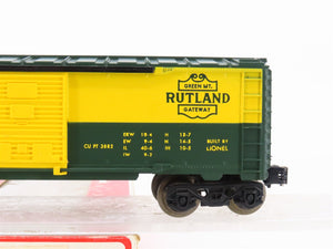 O Gauge 3-Rail Lionel 9710 RUT Rutland Railroad Single Door Box Car #9710