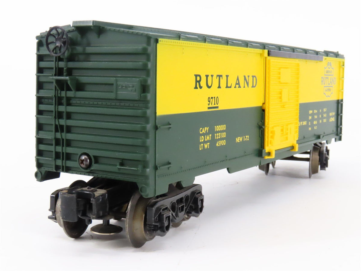 O Gauge 3-Rail Lionel 9710 RUT Rutland Railroad Single Door Box Car #9710