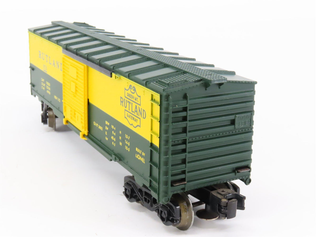 O Gauge 3-Rail Lionel 9710 RUT Rutland Railroad Single Door Box Car #9710