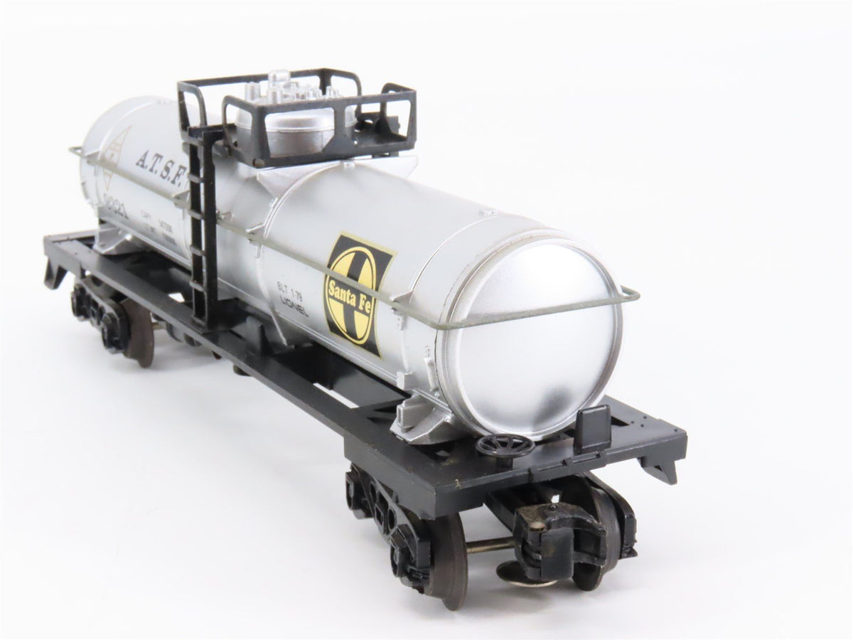 O Gauge 3-Rail Lionel 6-9321 ATSF Santa Fe Railroad Single Dome Tank Car #9321