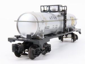 O Gauge 3-Rail Lionel 6-9321 ATSF Santa Fe Railroad Single Dome Tank Car #9321